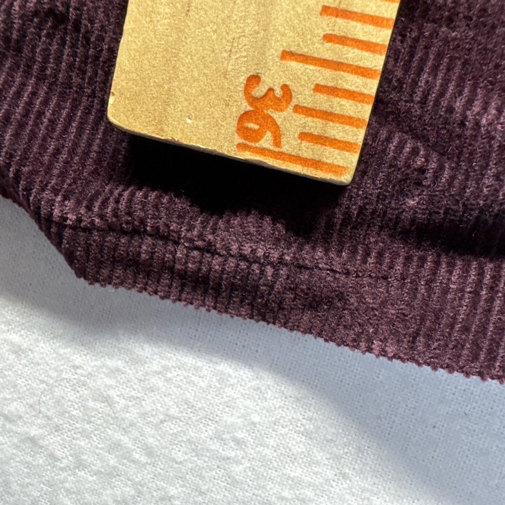 Venezia Jeans Clothing Co Womens Burgundy Corduroy Shirt Dress Sz 20 - Picture 5 of 7